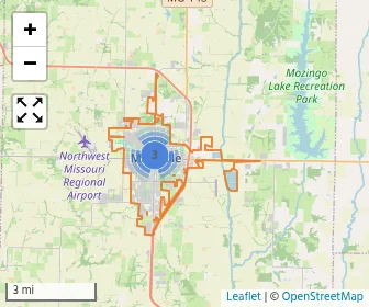 Area schools map