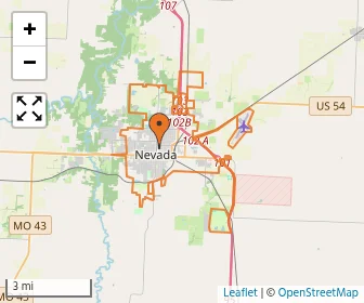 Area schools map
