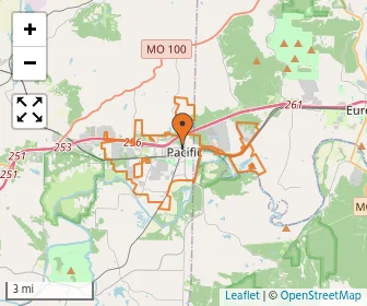 Area schools map