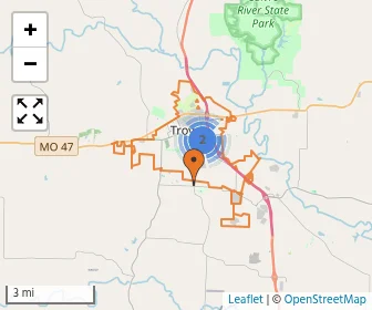 Area schools map