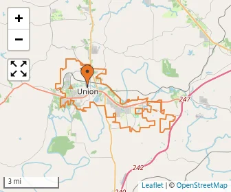 Area schools map