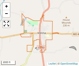 Area schools map