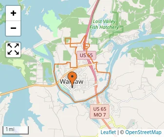 Area schools map