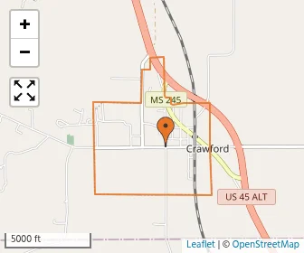 Area schools map