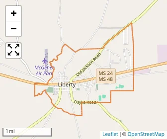 Area schools map