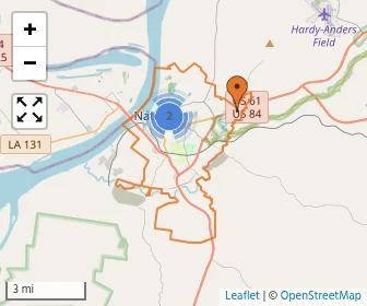 Area schools map