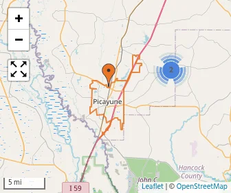 Area schools map