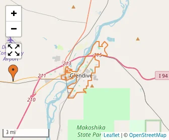 Area schools map