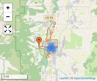 Area schools map