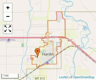 Area schools map