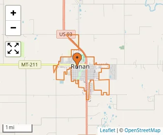 Area schools map