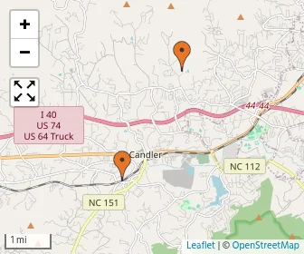 Area schools map
