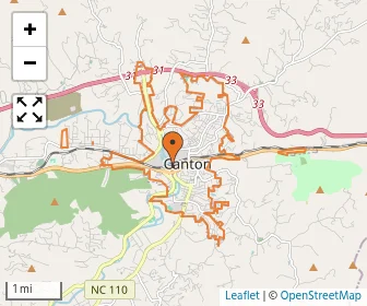 Area schools map