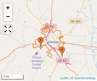 Area schools map