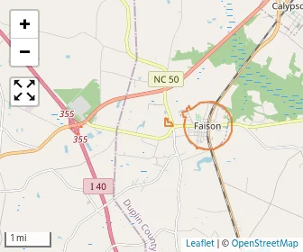 Area schools map