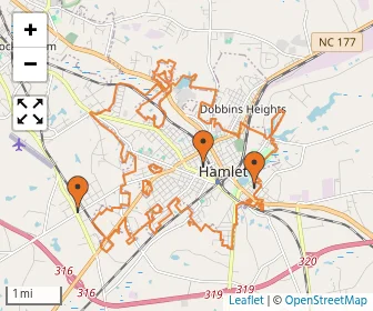 Area schools map