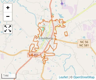 Area schools map