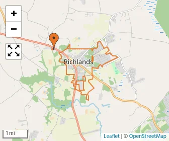 Area schools map