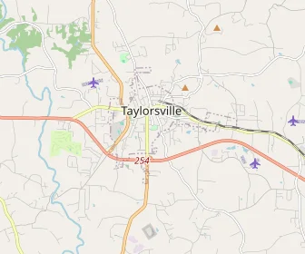Area schools map