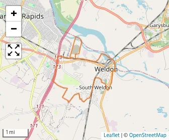 Area schools map
