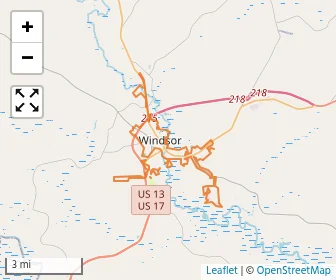 Area schools map