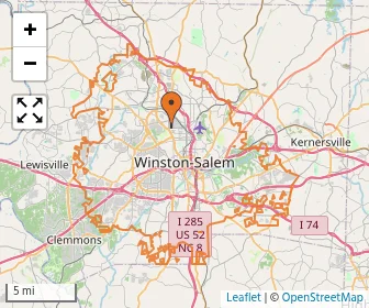 Area schools map