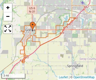 Area schools map