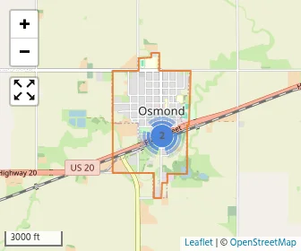Area schools map