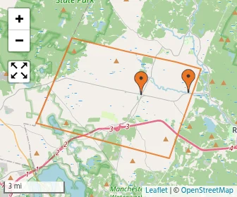 Area schools map