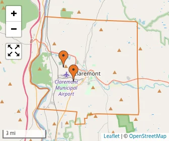 Area schools map