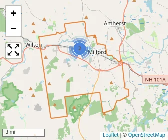 Area schools map