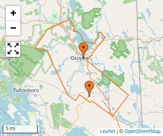 Area schools map