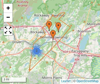 Area schools map