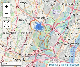Area schools map