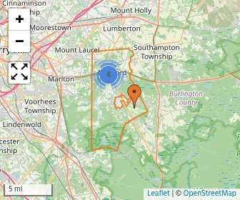 Area schools map
