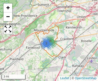 Area schools map