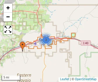 Area schools map