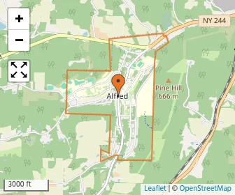 Area schools map