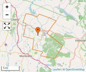 Area schools map