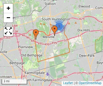 Area schools map
