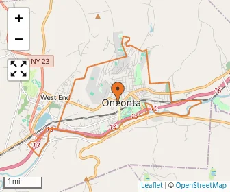 Area schools map