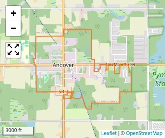Area schools map