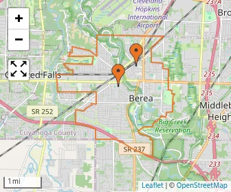 Area schools map