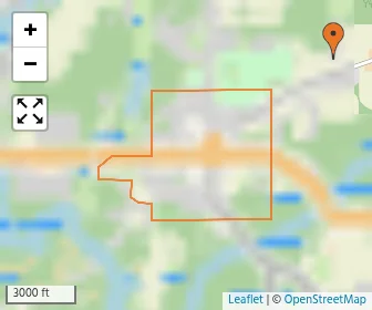 Area schools map