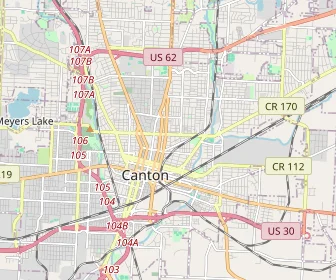 Area schools map