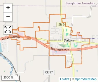 Area schools map
