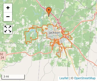 Area schools map