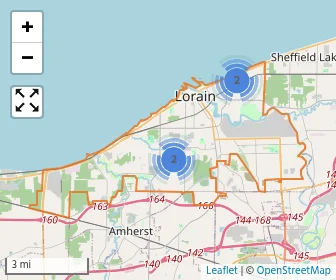 Area schools map