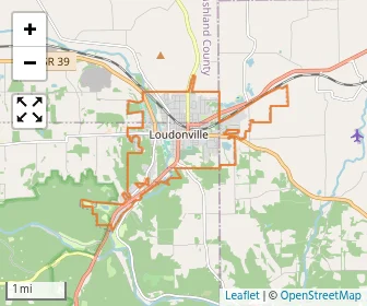 Area schools map