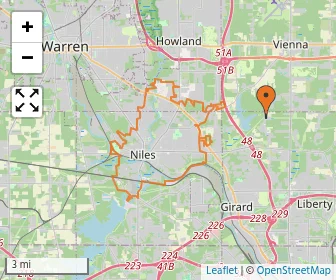 Area schools map
